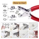 Anubhav Janni Grommet Setting Tool Silver Kit – Colorful Metal Snap Buttons with Grommet Setting Tool Silver Press Stud for Sewing Crafting Repair  Full Mix Fastener (pack of 1) - Image 4