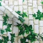 Anubhav Janni Green Leaf Wall Paper for Decor - 3D Sticker Bedroom Self Adhesive Peel Stick Wallpaper Walls Kitchen Oil Proof Waterproof self-Adhesive Stickers Anti-Mold Resistant (pack of 1) - Image 6