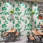 Anubhav Janni Green Leaf Wall Paper for Decor - 3D Sticker Bedroom Self Adhesive Peel Stick Wallpaper Walls Kitchen Oil Proof Waterproof self-Adhesive Stickers Anti-Mold Resistant (pack of 1) - Image 8