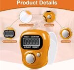 Anubhav Janni Mini Finger Counter Ring Electronic Chanting Count Machine for Mantra Jap Meditation Prayer Cricket Umpire Counting Device Multiuse Portable Hand Jaap Counter Jap Machine Mala (pack of 1) - Image 5