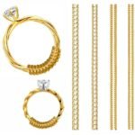 Anubhav Janni Ring Size Adjuster for Loose Rings  Tightener Resizer Fit Spiral Silicone Set Ring – Set of Resizers Sizers Rings Spacers or Tightener Invisible Guards Fitter Almost Any (pack of 1)
