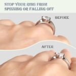 Anubhav Janni Ring Size Adjuster for Loose Rings Tightener Resizer Fit Spiral Silicone Set Ring – Set of Resizers Sizers Rings Spacers or Tightener Invisible Guards Fitter Almost Any (pack of 1) - Image 3