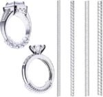 Anubhav Janni Loose Ring Silver Adjuster for Rings Invisible Tightener Reducer Resizer Fit Spiral Set Finger Easily Size fit Women Men Adjustable Spring Silicone Sizes Clear Sizer (pack of 1)