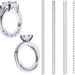 Anubhav Janni Loose Ring Silver Adjuster for Rings Invisible Tightener Reducer Resizer Fit Spiral Set Finger Easily Size fit Women Men Adjustable Spring Silicone Sizes Clear Sizer (pack of 1)