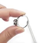 Anubhav Janni Loose Ring Silver Adjuster for Rings Invisible Tightener Reducer Resizer Fit Spiral Set Finger Easily Size fit Women Men Adjustable Spring Silicone Sizes Clear Sizer (pack of 1) - Image 9