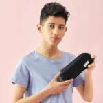 Anubhav Janni New Black Special Pencil Pouch Case Large Cases For Girls Boys Big Capacity Pen Pouch With 3 Compartments School Stationary Office Aesthetic Cute Metal (pack of 1) - Image 9