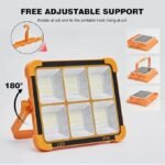 Anubhav Janni Solar Portable Light Flow Lite and LED Outdoor Work Security 4 Modes Camping Emergency Construction Site Garage Battery USB Rechargeable (pack of 1) - Image 6