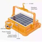 Anubhav Janni Solar Portable Light Flow Lite and LED Outdoor Work Security 4 Modes Camping Emergency Construction Site Garage Battery USB Rechargeable (pack of 1) - Image 9