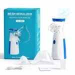 Anubhav Janni Mini Portable Nebulizer Mesh Mini Vaporizer Handheld Atomizers for Adults and Children Ultrasonic Humidifier Home Travel Use Steam Inhalator Silent Compact Machine (pack of 1)