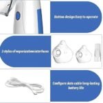 Anubhav Janni Mini Portable Nebulizer Mesh Mini Vaporizer Handheld Atomizers for Adults and Children Ultrasonic Humidifier Home Travel Use Steam Inhalator Silent Compact Machine (pack of 1) - Image 7