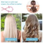 Anubhav Janni Pink Heatless Hair Curler Women Satin Curling Rod Headband Accessories No Heat Silk Ribbon Soft Foam Rollers Overnight Curlers Long Hair Natural Waves Frizz Free (Pack Of 1 Pcs) - Image 3