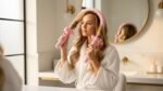 Anubhav Janni Pink Heatless Hair Curler Women Satin Curling Rod Headband Accessories No Heat Silk Ribbon Soft Foam Rollers Overnight Curlers Long Hair Natural Waves Frizz Free (Pack Of 1 Pcs) - Image 6