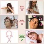 Anubhav Janni Pink Heatless Hair Curler Women Satin Curling Rod Headband Accessories No Heat Silk Ribbon Soft Foam Rollers Overnight Curlers Long Hair Natural Waves Frizz Free (Pack Of 1 Pcs) - Image 7