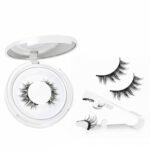 Anubhav Janni Magnetic Eyelashes Kit Without Eyeliner Natural Reusable Manga Lashes Applicator No Glue Needed Anime Inspired Cosplay Everyday Women Applicator Look Wispy Needed Easy to (1 Pair)