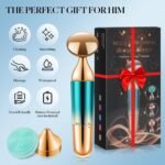 Anubhav Janni 3 In 1 Premium Kdk Massager Electric Facial And Neck Anti Wrinkle Anti Aging Device Vibration Massage Modes Face Slimming Sculpting Uplifting Skin Firming Tightening (Set Of 3 Pcs) - Image 7
