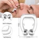 Anubhav Janni Nose Clip Anti Snoring Device For Men And Women Silicone Magnetic Snore Free Magnet Reusable Snore Clip Silicone Better Sleep Strips Breathing Devices Women Clip (Set Of 4 Pcs) - Image 3