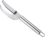 Anubhav Janni 3 in 1 Steel Fish Maw Knife Scaler Remover with Sawtooth Easily Remove Scales-Cleaning Brush Scraper Kitchen Tool Stainless Cutting Knife Multifunctional  (pack of 1)