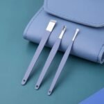 Anubhav Janni 16 In 1 Manicure Kit Blue Nail Clippers Tools Set in Professional Pedicure Women Men Stainless Steel Grooming Travel Case Kits set Care Set Cutter Scissors Luxury (Pack Of 1 Pcs) - Image 6