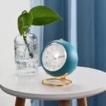 Anubhav Janni Alarm Clock Fancy Black Classic Table Alarm Clock Battery Operated Silent Operation Non-Ticking with Backlight HD Glass Stylish Snooze for Bedroom Home Kitchen Indoor (pack of 1) - Image 9