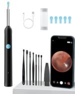Anubhav Janni Earwax Cleaner With Camera Earocam Removal Tool Kit With HD WiFi Connection Lights Endoscope Ear Otoscope Light  Android Kids Children Adults Gift Gadget Wax Camera (Pack Of 1 Pcs)