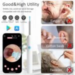 Anubhav Janni Earwax Cleaner With Camera Earocam Removal Tool Kit With HD WiFi Connection Lights Endoscope Ear Otoscope Light  Android Kids Children Adults Gift Gadget Wax Camera (Pack Of 1 Pcs) - Image 4