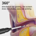Anubhav Janni Earwax Cleaner With Camera Earocam Removal Tool Kit With HD WiFi Connection Lights Endoscope Ear Otoscope Light  Android Kids Children Adults Gift Gadget Wax Camera (Pack Of 1 Pcs) - Image 5