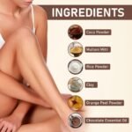 Anubhav Janni Chocolate Facial Wax Powder Shave Flour Alternative Gentle Skin Formula Long Lasting Polish Exterior Suitable Sensitive Areas Ideal Face Hair Removal Powder (Pack Of 1 Pcs) - Image 5
