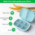 Anubhav Janni Travel Pill Box Sumiko Portable Empty First Aid Medicine Compartments Case Mini Pouch Waterproof Seal Handy Pills Pocket Ideal Travel Pocket Purse Daily Case (Pack Of 1 Pcs) - Image 4