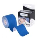 Anubhav Janni Kinesiology Blue Tape for Physiotherapy Sports Injury Pain Relief Muscle Shoulder Wings Arms Ankle Athletic All Body Exercise Support Professional Tape Blue 5M x 5CM Roll (pack of 1)