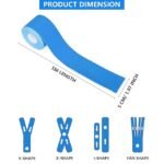 Anubhav Janni Kinesiology Blue Tape for Physiotherapy Sports Injury Pain Relief Muscle Shoulder Wings Arms Ankle Athletic All Body Exercise Support Professional Tape Blue 5M x 5CM Roll (pack of 1) - Image 4