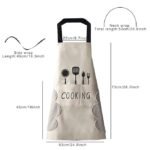 Anubhav Janni Apron for Kitchen Waterproof Women Cooking Dishwashing Dress Cloth Daily Use For Wear Design Use Women with Hand Wipe Pockets Big Pocket Hand-wiping Baking (pack of 1) - Image 2