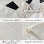 Anubhav Janni Apron for Kitchen Waterproof Women Cooking Dishwashing Dress Cloth Daily Use For Wear Design Use Women with Hand Wipe Pockets Big Pocket Hand-wiping Baking (pack of 1) - Image 7