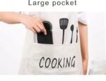 Anubhav Janni Apron for Kitchen Waterproof Women Cooking Dishwashing Dress Cloth Daily Use For Wear Design Use Women with Hand Wipe Pockets Big Pocket Hand-wiping Baking (pack of 1) - Image 8