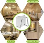 Anubhav Janni Sink Sponge Holder for Kitchen Sink Stainless Steel Scrubber Hanger Caddy Accessories Storage Rack Stand Scratch Scrub Dish cloth Dishrag Wool Exfoliate (pack of 1) - Image 3
