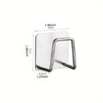 Anubhav Janni Sink Sponge Holder for Kitchen Sink Stainless Steel Scrubber Hanger Caddy Accessories Storage Rack Stand Scratch Scrub Dish cloth Dishrag Wool Exfoliate (pack of 1) - Image 4
