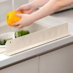 Anubhav Janni Silicone Sink Splash Guard for Kitchen and Bathroom Guards with Strong Suction Cup Flume Baffle Water Barrier Anti Silicon Gifts Anti-Splash (pack of 1) - Image 2