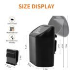 Anubhav Janni Car Dustbin with Lid and Bags - Leakproof Mini Garbage Organizer Capacity Small Accessories Dustbin Organizer Container for Office Home car mini car dustbin accessories (pack of 1) - Image 2