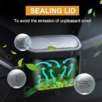 Anubhav Janni Car Dustbin with Lid and Bags - Leakproof Mini Garbage Organizer Capacity Small Accessories Dustbin Organizer Container for Office Home car mini car dustbin accessories (pack of 1) - Image 3