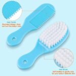 Anubhav Janni Baby Care Kit Grooming Healthcare For New Born Nail Clippers Thermometer Hair Brush Scissors Nasal Aspirator Safe Portable Essentials Infant Toddler Gift Manicure (Set Of 10 Pcs) - Image 4