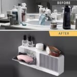 Anubhav Janni Soap Box Double Grid New Creative Wall Mounted Soap Box with Lid Double Grids Draining Rack Bathroom Shower Holder Multi With – Rack Holder Plastic Bar Storage Without (pack of 1) - Image 5