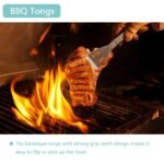 Anubhav Janni 5 pcs BBQ Tool Set Griddle Accessories Kit Exclusive Spatulas Commercial Grade Flat Top Grill Cooking Great for Outdoor and Camping Stainless Steel (pack of 1) - Image 5