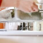 Anubhav Janni Drain Basket with Drip Tray Spoon Holder Drainer for Kitchen Drying Stand Kuda Plate Rack Bartan Over Sink Counter Big Stand Mesh Tangle Fruits Vegetable Washer Rectangle (pack of 1) - Image 3