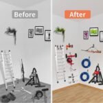 Anubhav Janni Garage Storage Hooks Set Wall-Mounted Utility and Hangers Iron Wall Mount Tool Holder Metal Rubber for Home Chair Ladder Universal Heavy Duty Steel (pack of 1) - Image 6