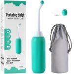 Anubhav Janni Bidet Spray Bottle 500 ML for Postpartum Essential Feminine Care Portable  Women with 2 Nozzles Different Needs Plastic Retractable Handheld Water Easy to use (Multicolor)(pack of 1)