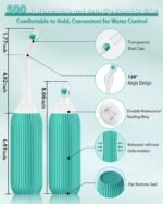 Anubhav Janni Bidet Spray Bottle 500 ML for Postpartum Essential Feminine Care Portable  Women with 2 Nozzles Different Needs Plastic Retractable Handheld Water Easy to use (Multicolor)(pack of 1) - Image 4