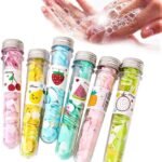 Anubhav Janni Paper Soap Bottle Paper Strips for in Bottle Soft Baby Confetti Sheets Flakes Washing Hand Fragrance Flower Design Compact Foaming Wash Gentle HygieniFriendly(Multicolor)(pack of 2)