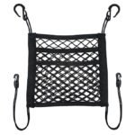 Anubhav Janni Car Mesh Organizer Upgraded 3-Layer Pet Barrier Dog Net With Auto Safety Baby Stretchable Storage Bag Universal For Easy To Drive Children And Pets Polyester (pack of 1)