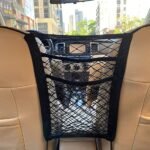 Anubhav Janni Car Mesh Organizer Upgraded 3-Layer Pet Barrier Dog Net With Auto Safety Baby Stretchable Storage Bag Universal For Easy To Drive Children And Pets Polyester (pack of 1) - Image 7