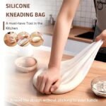 Anubhav Janni Silicone Atta Maker Bag Flour Mixing Kneading Bag Suitable for Bread Pastry Pizza Silicon Dough Preservation Magic Mixer Tortilla Flour-Mixing Best Non-Toxic Multifunctional Cook Tool (pack of 1) - Image 3