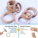 Anubhav Janni 2 in 1 Baby Teether BPA Free Sensory Toys for Babies Newborn Infant Safe Infants Round Shape Gifts One Year Old Boys Girls Silicone Wooden Soft Teething Toy (pack of 1) - Image 8